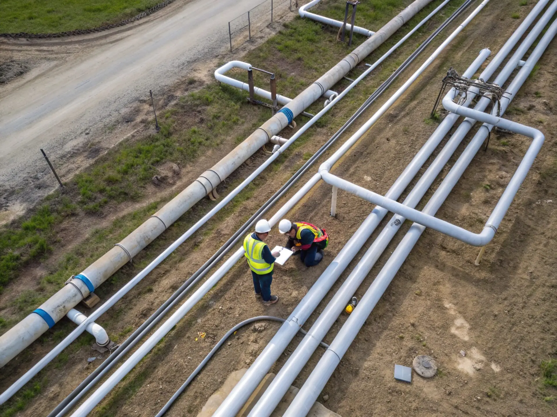 inspection-of--gaz-lines-from-a-drone